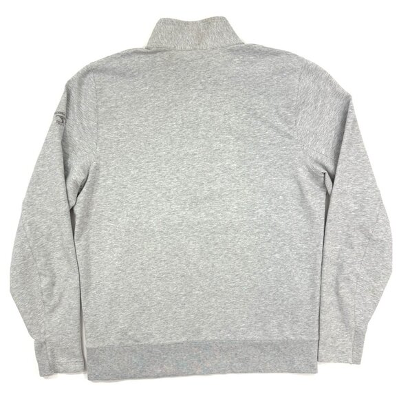 B Draddy Mens 1/4 Zip Pullover Performance Harding Park Golf Gray Sz Medium - Picture 5 of 16